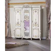 Шкаф 3-х дверный Венеция Классик (крем)