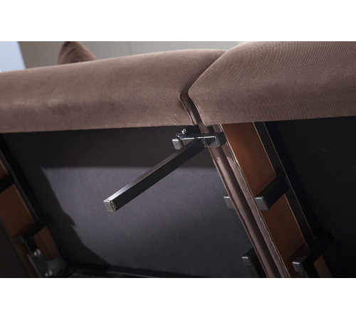 Трехместный Диван-кровать Flexy Флекси (коричневый)