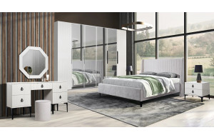 Туалетный столик  Аврора (серый)